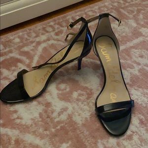 Black strap heels. Never worn out. Sam Edelman